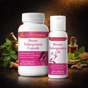 Breast Enlargement Capsule & Oil Combo