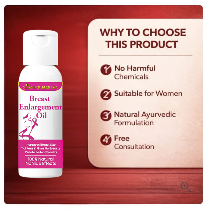 Breast Enlargement Capsule & Oil Combo - Image 3